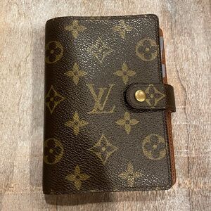 Louis Vuitton Brown Monogram agenda PM, Card Holder, wallet